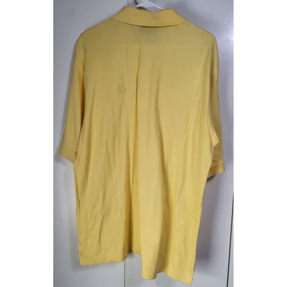 Masters Collection Shirt Men's Large Pima Cotton Yellow Golf Polo Augusta - Picture 2 of 10